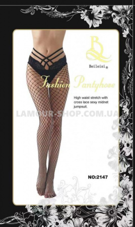 фото Панчохи в крупну сітку