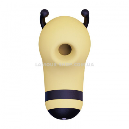 фото Вакуумний стимулятор із мікрострумами CuteVibe Beebe Yellow, на палець