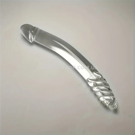 фото Подвійний скляний ділдо