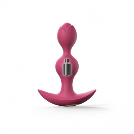 фото Анальний стимулятор гнучкий з вібрацією Love To Love TWINNY BUD Plum