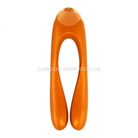 фото Вібратор на палець Satisfyer Candy Cane Orange