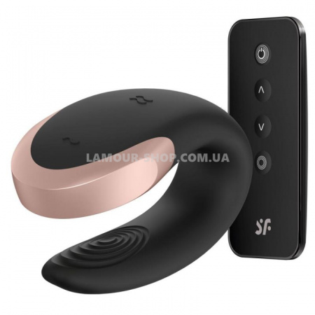 фото Смарт-вібратор для пар Satisfyer Double Love (Black)