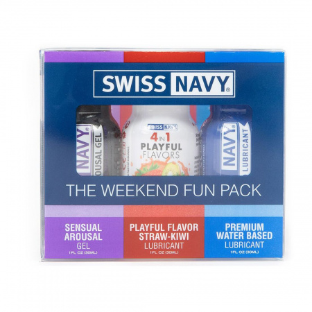 фото Набір Swiss Navy Weekend Fun Pack 3 х 30 мл