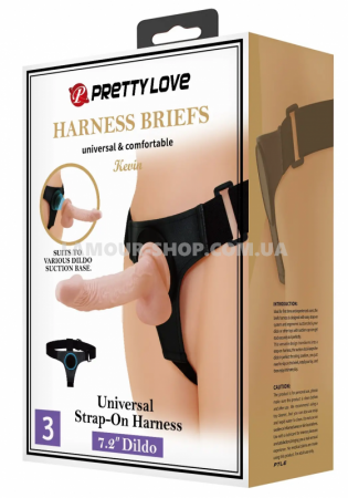 фото Страпон жіночий Pretty Love - HARNESS BRIEFS Kevin