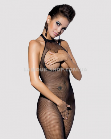 фото Бодістокінг із дрібної сітки з доступом Obsessive Bodystocking 