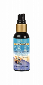 Смазка на водной основе Sensuva Natural Water-Based Blueberry Muffin 57мл