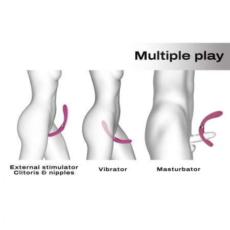 фото Вібростимулятор Dorcel INFINITE JOY PLUM