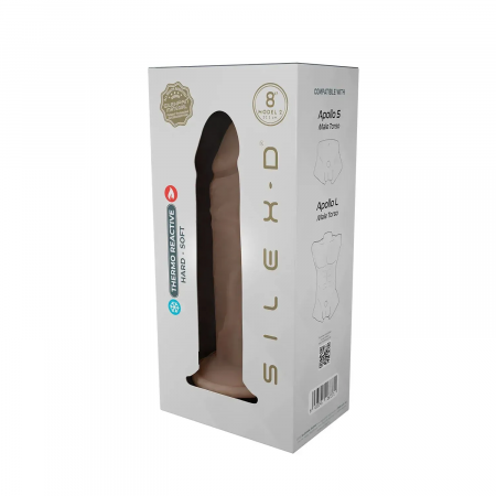 фото Фалоімітатор SilexD Flesh (MODEL 2 size 8in) Liquid Silicone