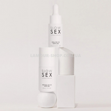 фото Стимулятор клітора Bijoux Indiscrets SLOW SEX Arousal Sex Oil CBD