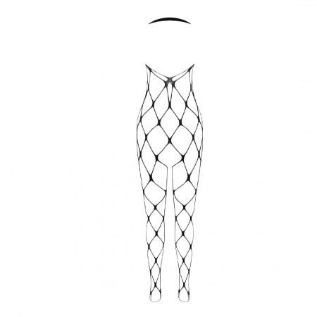 фото Бодістокінг у дуже велику сітку Passion BS091 black, з доступом