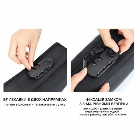 фото Кейс для іграшок з кодовим замком Dorcel DISCREET BOX