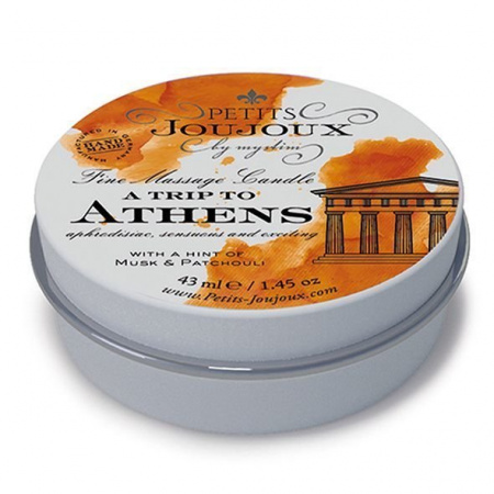 фото Масажна свічка Petits Joujoux - Athens - Musk and Patchouli (43 мл)