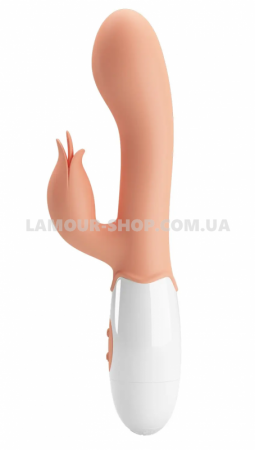 фото Вібратор із стимулятором клітора Pretty Love - Bloody Mary