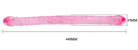 фото Подвійний фалоімітатор "Double Dong" PINK