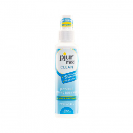 фото Очищувальний спрей pjur med CLEAN 100 мл для ніжної шкіри та іграшок