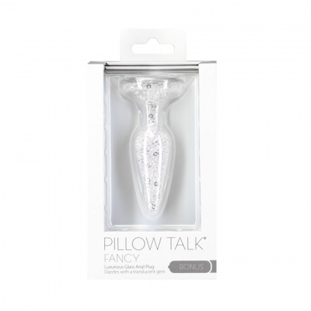 фото Скляна анальна пробка Pillow Talk – Fancy - Luxurious Glass Anal Plug