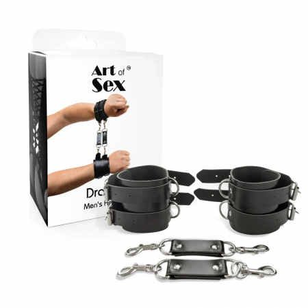 фото Наручники чоловічі Art of Sex - Handcuffs Dragons man колір чорний