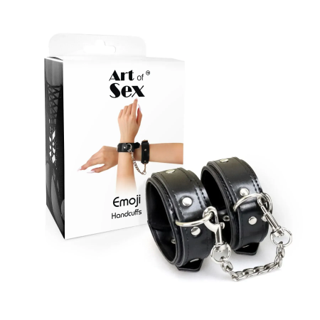 фото Наручники  Art of Sex - Handcuffs Emoji, колір чорний