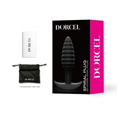 фото Анальна пробка Dorcel SPIRAL PLUG, діаметр 3 см, силікон