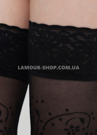 фото Панчохи GIULIA BLOOM 20 (2) calze nero 3/4