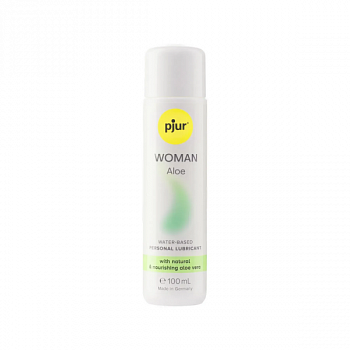 Лубрикант на водній основі pjur Woman Aloe 100 мл з екстрактом алое