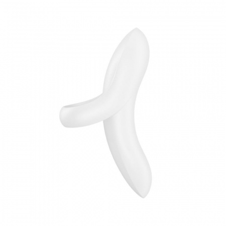 фото Вібратор на палець Satisfyer Bold Lover White, гнучкий