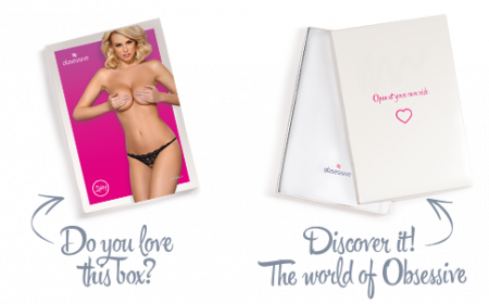 фото Мереживні танги з двома отворами Obsessive 831-THC-1 crotchless thong L/XL