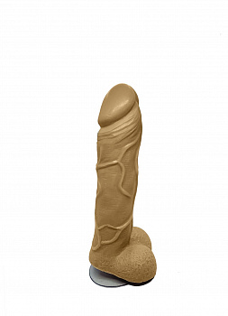 Массаж,аромотерапия Крафтовое мыло-член с присоской Чистый Кайф Brown size L