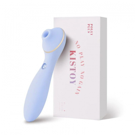 фото Вакуумний вібратор KISTOY Polly Plus Purple з підігрівом