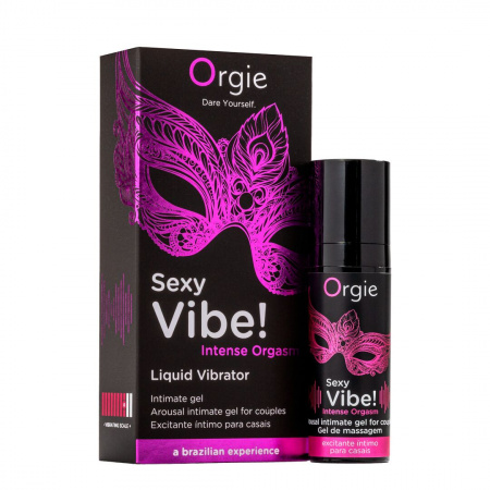 фото Рідкий вібратор Orgie - Sexy Vibe! Intense Orgasm (15 мл)