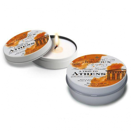 фото Масажна свічка Petits Joujoux - Athens - Musk and Patchouli (43 мл)
