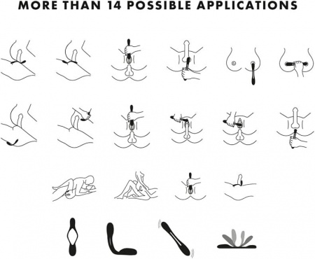 фото Універсальний гнучкий вібратор для пар Satisfyer Elastic Game Dark Blue