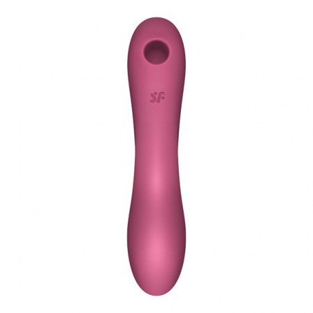 фото Вакуумний стимулятор із вібрацією Satisfyer Curvy Trinity 3 Red