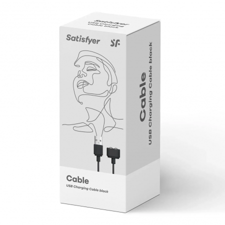 фото Зарядка (запасний кабель)  для іграшок Satisfyer USB charging cable Black