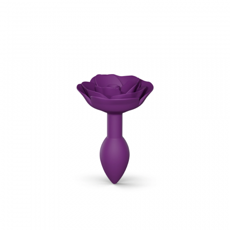 фото Силіконова анальна пробка Love To Love OPEN ROSES S SIZE - PURPLE RAIN