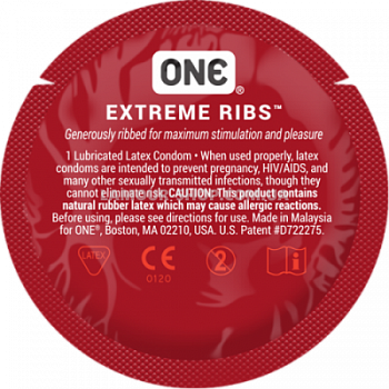 Презерватив ONE Extreme Ribs