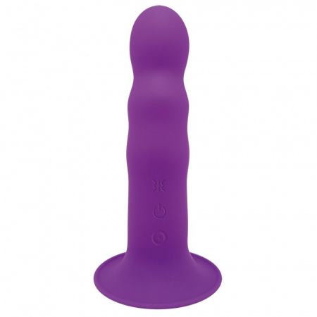 фото Ділдо з вібро Adrien Lastic Hitsens 3 Purple, відмінно для страпону