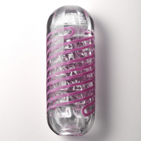 фото Мастурбатор Tenga Spinner Brick з пружною стимулюючою спіраллю всередині