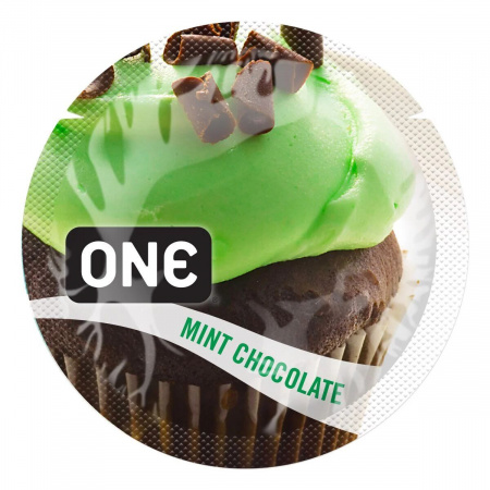 фото Презерватив ONE FlavorWaves 1 шт зі смаком Mint Chocolate