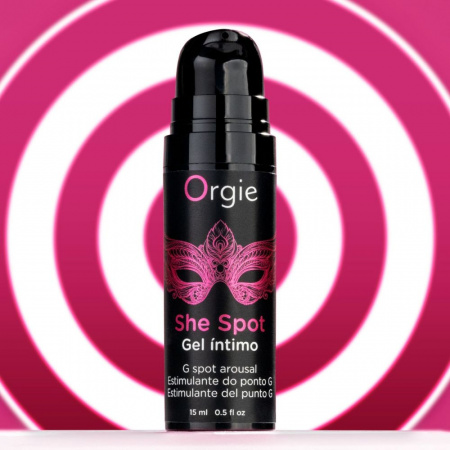 фото Гель для стимуляції точки G Orgie She Spot Intimate Gel, 15 мл, тепло-холод