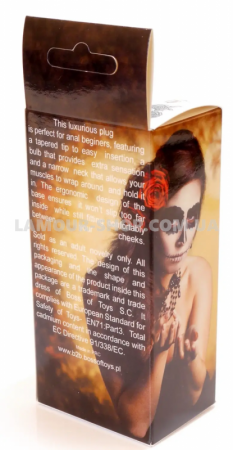 фото Aнальний затор Boss Series - Jewellery Pink Silicon PLUG Small Light Blue