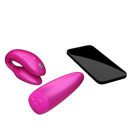 фото Смарт-вібратор для пар We-Vibe Chorus Cosmic Pink, сенсорне керування