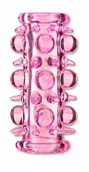 Насадка стимулююча BOSS Stretchy Sleeve Pink