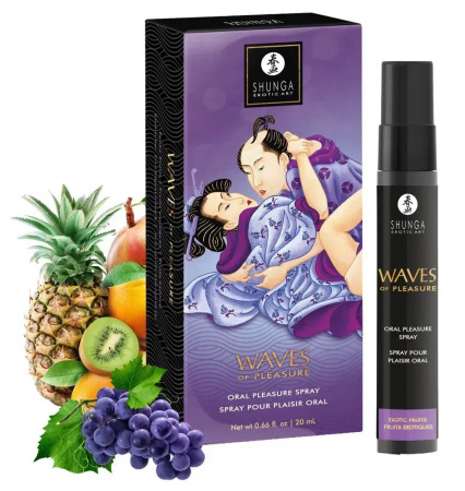 фото Спрей  для посилення слиновиділення Shunga Waves of Pleasure Exotic Fruits