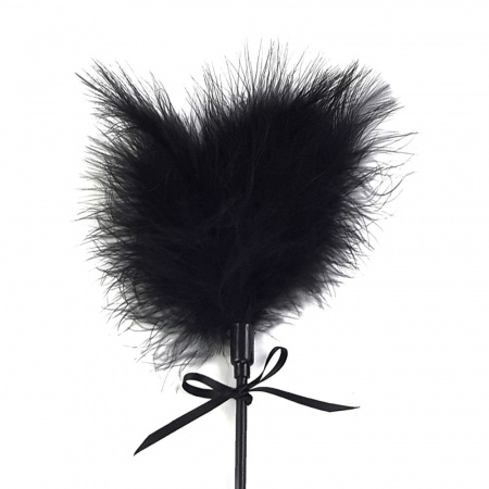 фото Лоскітка з ляпалкою Піка Art of Sex - Puff Peak, колір Чорний