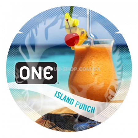 фото Презерватив ONE FlavorWaves 1 шт зі смаком Island Punsh