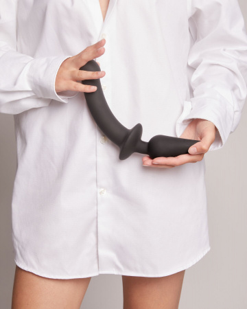 фото Анальна пробка ділдо 2в1 Strap-On-Me SWITCH PLUG-IN DILDO Black S