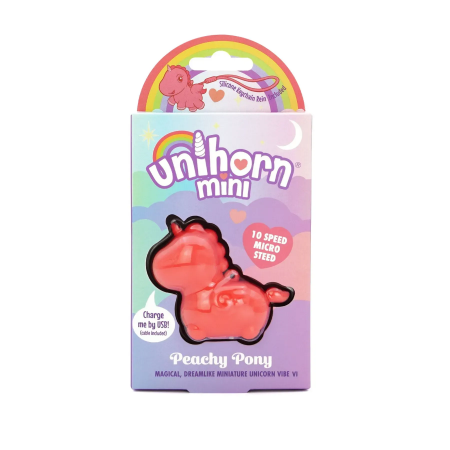 фото Вібратор-мінієдиноріжка Unihorn Mini – Peachy Pony