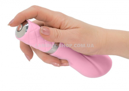 фото Вібратор Pillow Talk - Sassy Pink з кристалом Сваровські для точки G