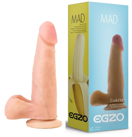 фото Фалоімітатор Egzo Erogen Ciberscin 18,5 x 4 см